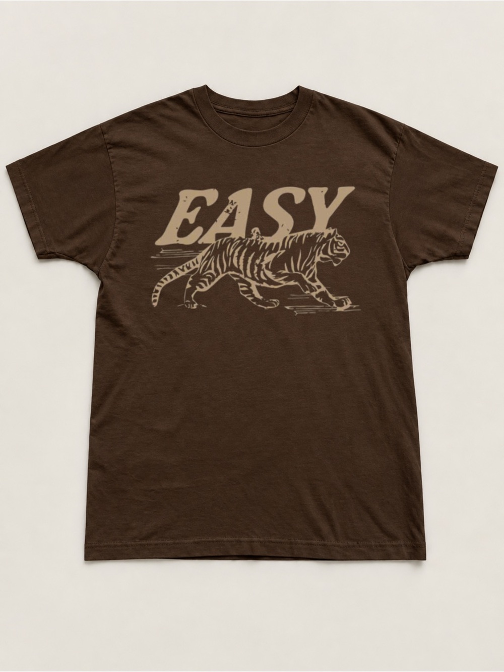 Easy Tiger Graphic Unisex T-shirt Vintage Festival Tee